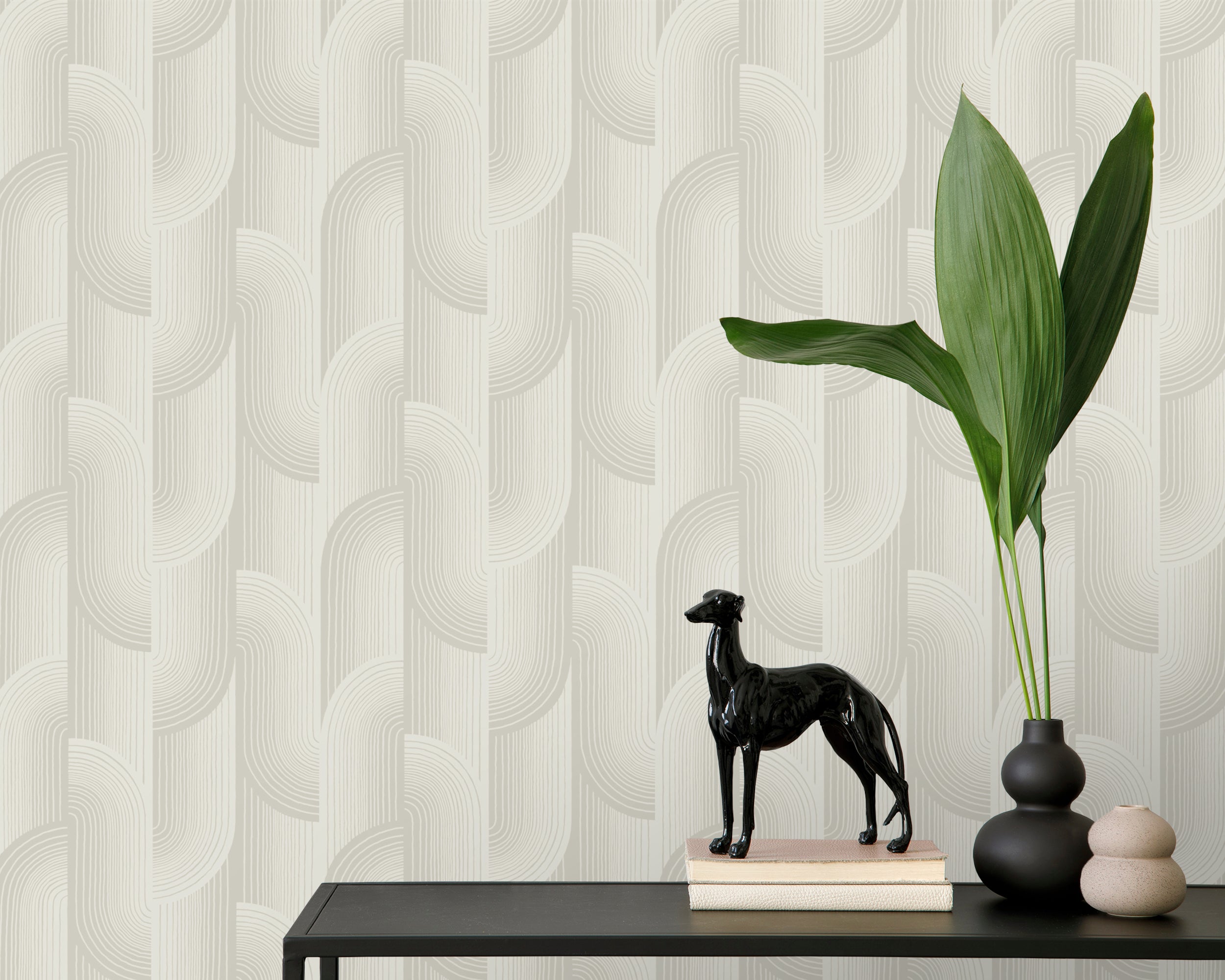 Grandeco Precious Weaves Romanie Grey Wallpaper Roll 10m x 53cm